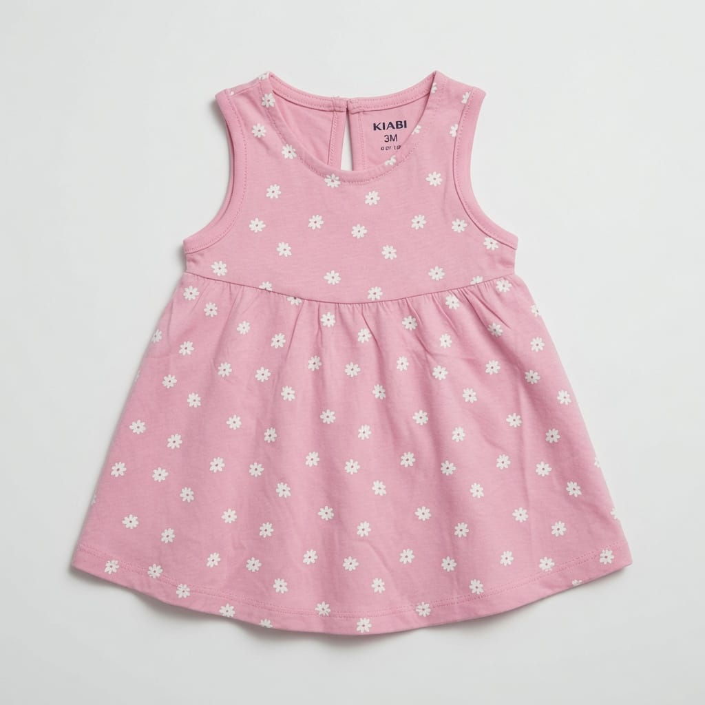 LIGTH PINK FLORAL FROCK