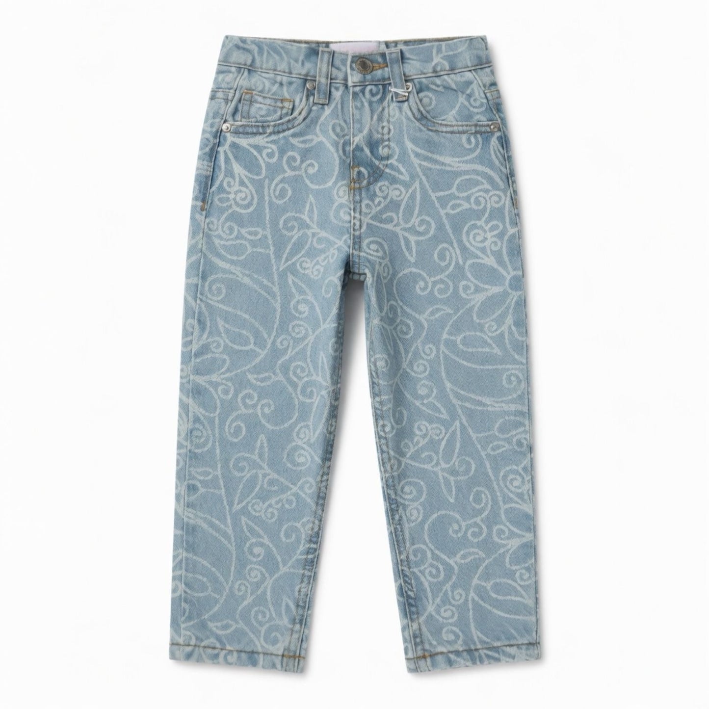STONEWASH BLUE DENIM PANT