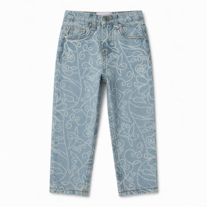 STONEWASH BLUE DENIM PANT