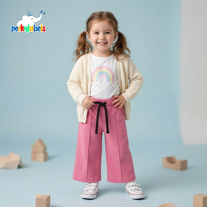 WIDE LEG SUMMER TROUSER PINK