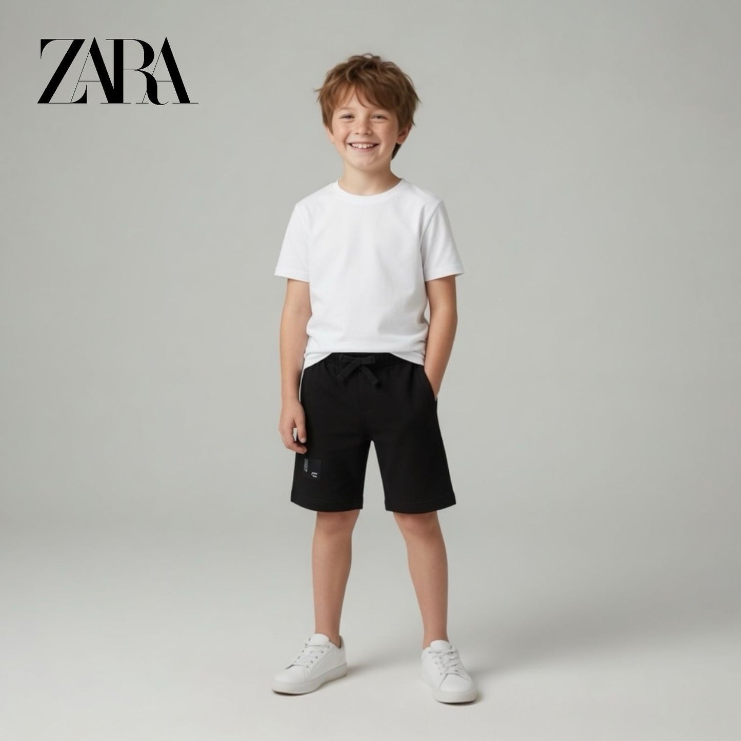 BLACK TERRY SHORTS