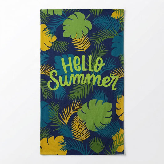 Hello Summer Beach Towel