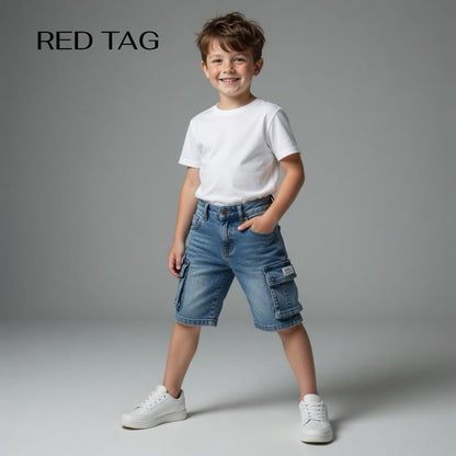 POCKET STYLE DENIM SHORTS