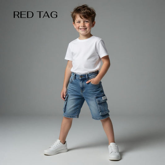POCKET STYLE DENIM SHORTS