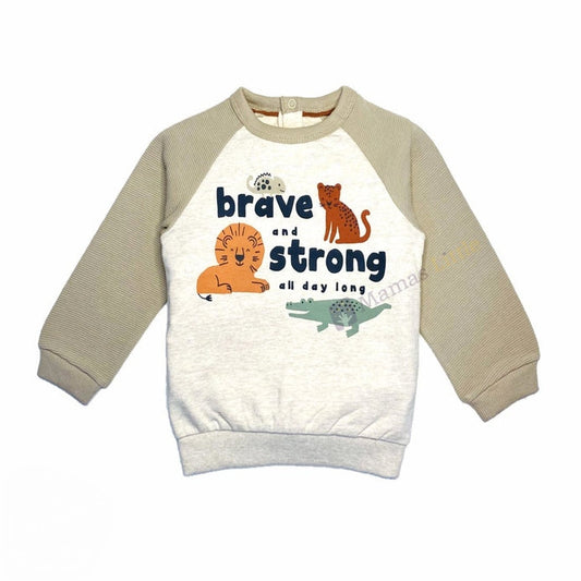 BRAVE AND STRONG SWEATSHIRT