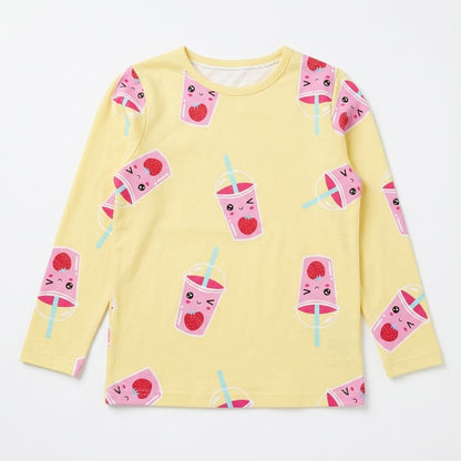 PRINTED YELLOW T-SHIRT