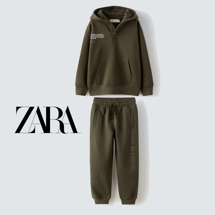 ZR DISTRICT OF TOKYO STYLE HOODED TRACK SUIT