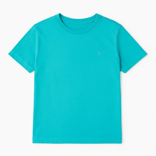 Embroidery Light Blue T-shirt