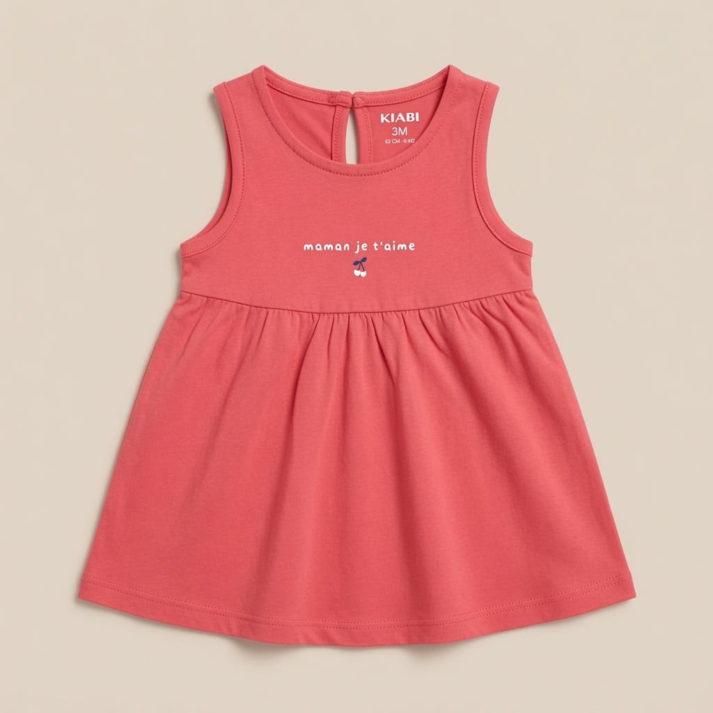 PINK PRINTED FROCK
