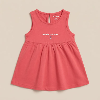 PINK PRINTED FROCK