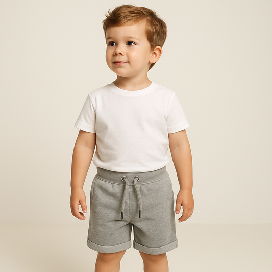 GREY TERRY SHORTS
