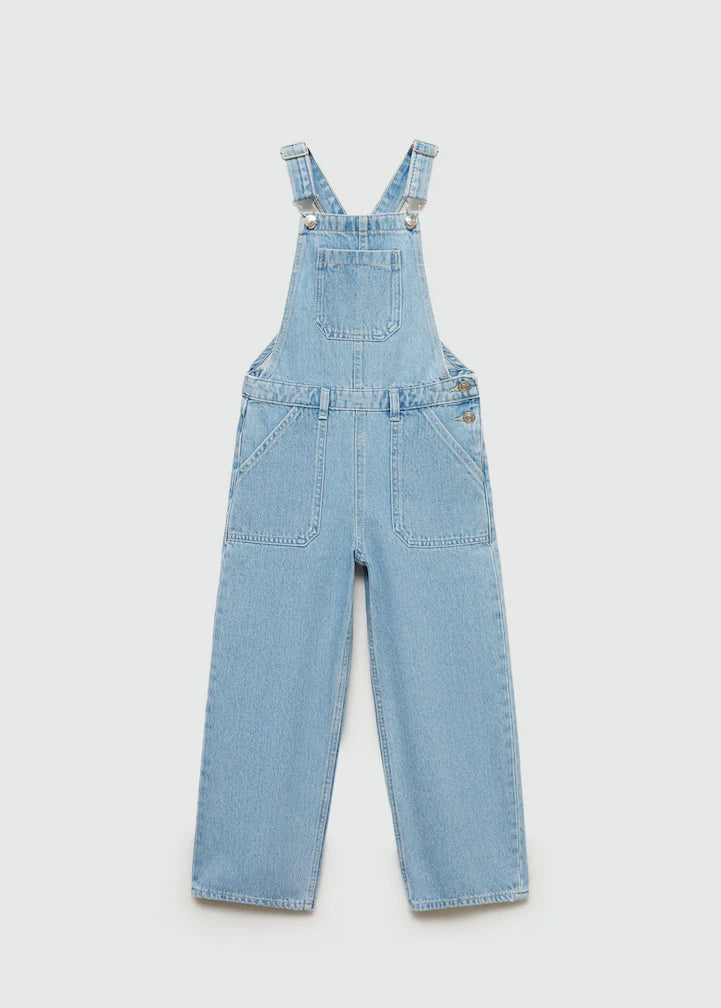 STRAIGHT DENIM DUNGAREES