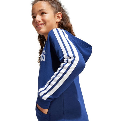BLUE PRINTED HOOD