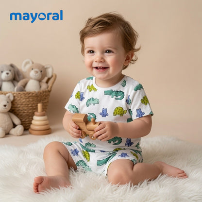 CROCODILE PRINT ALLOVER ROMPER