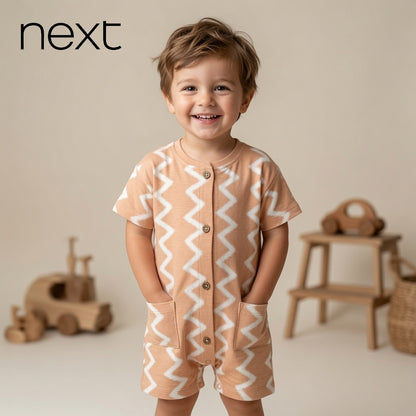 ZIG ZAG STRIPE ROMPER