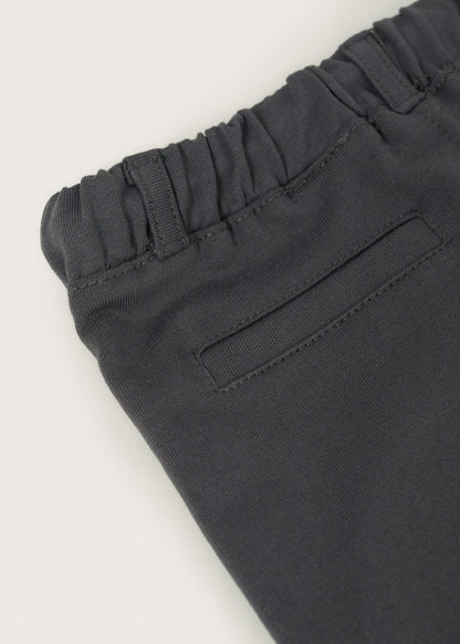 DARK GREY BUTTON SHORTS