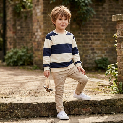 BLUE STRIPS SWEATSHIRT