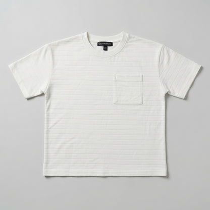 POCKET STYLE DROP SHOULDER OFFWHITE T-SHIRT