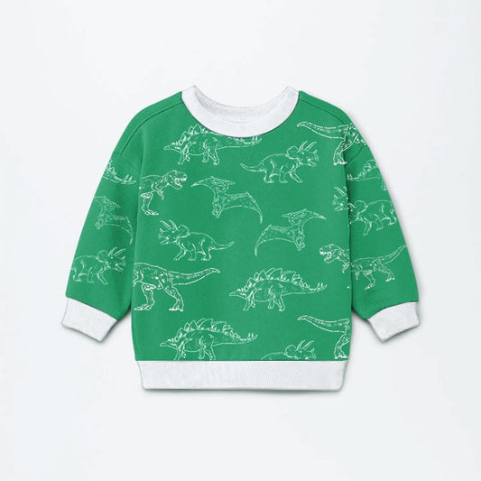 DINO PRINTED SWEATSHIRT