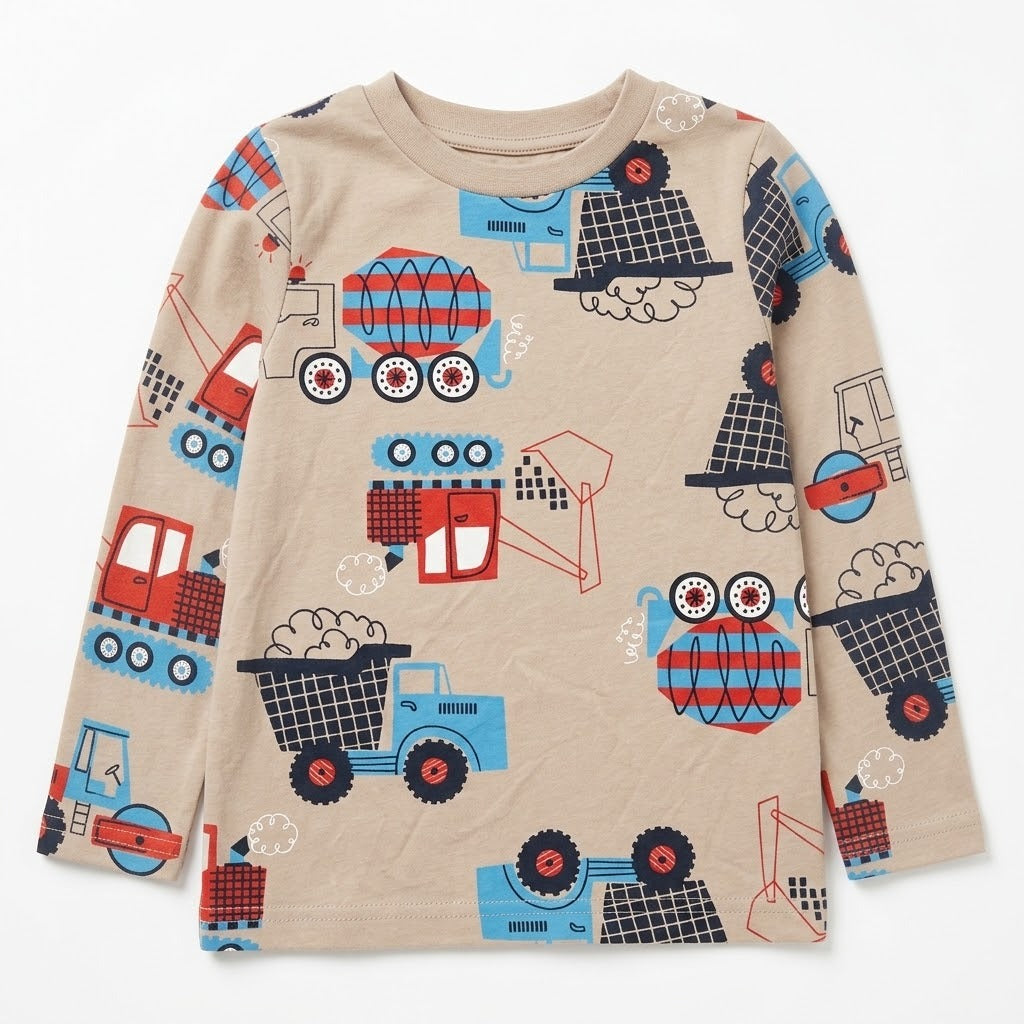 CONSTRUCTION PRINT T-SHIRT