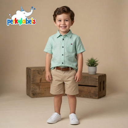 LIGHT GREEN CASUAL SHIRT