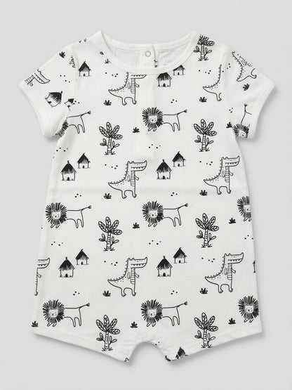 JUNGLE PRINT ROMPER