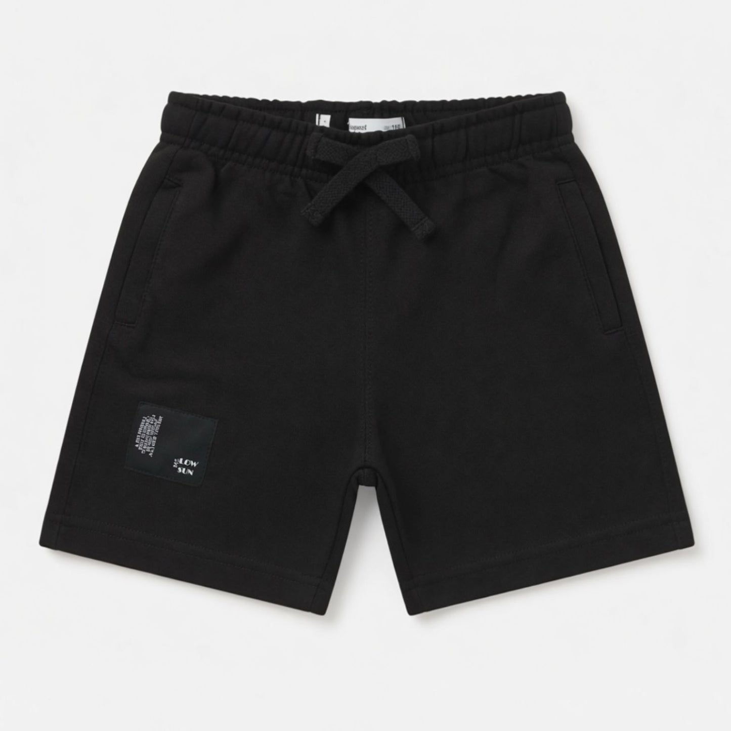 BLACK TERRY SHORTS