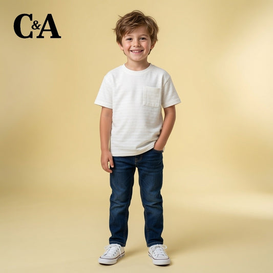 POCKET STYLE DROP SHOULDER OFFWHITE T-SHIRT
