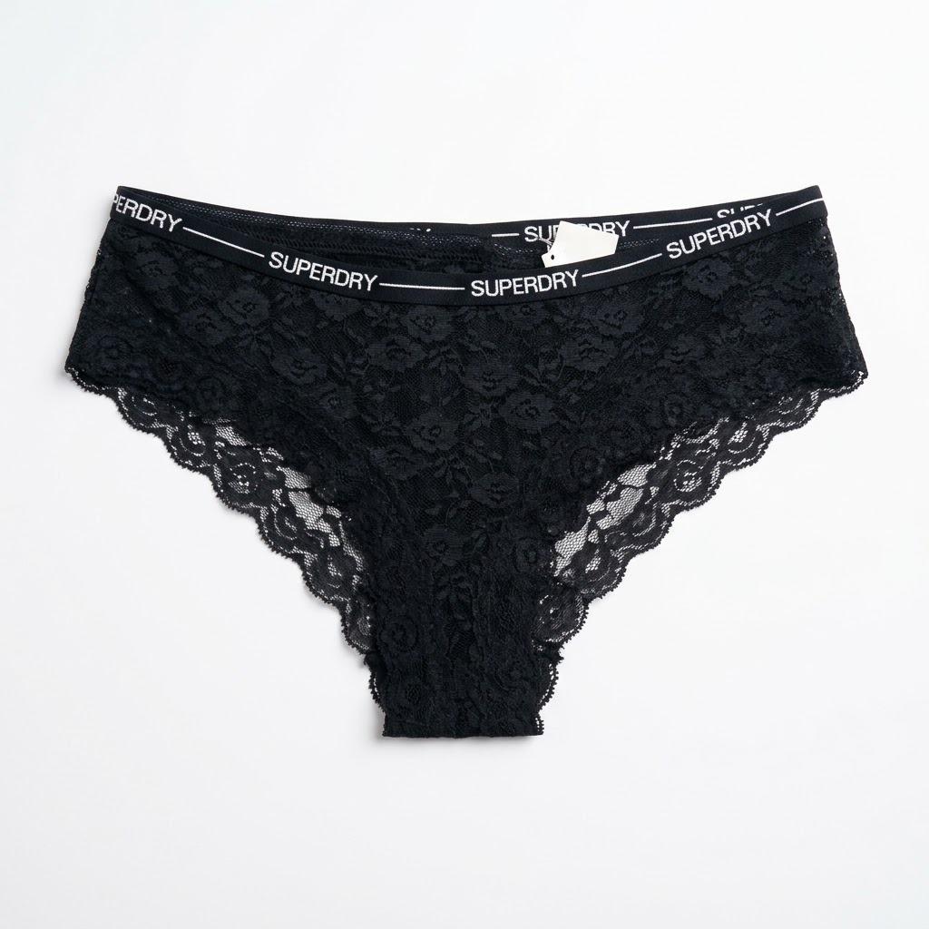 BLACK FLORAL PANTIES