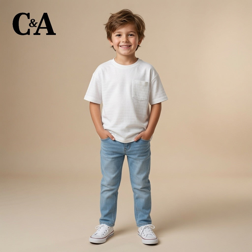 POCKET STYLE DROP SHOULDER T-SHIRT