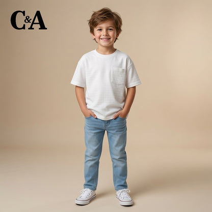 POCKET STYLE DROP SHOULDER T-SHIRT