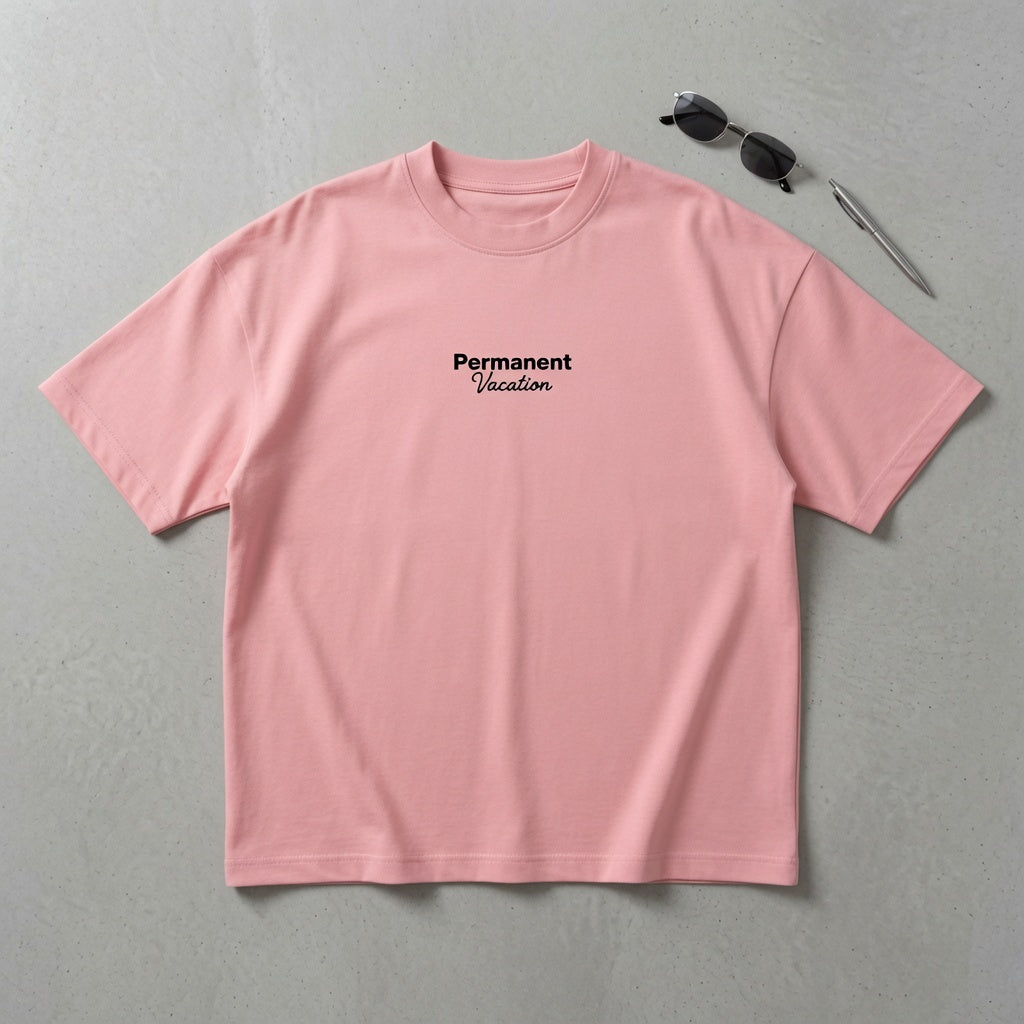 DROP SHOULDER ORANGE T-SHIRT