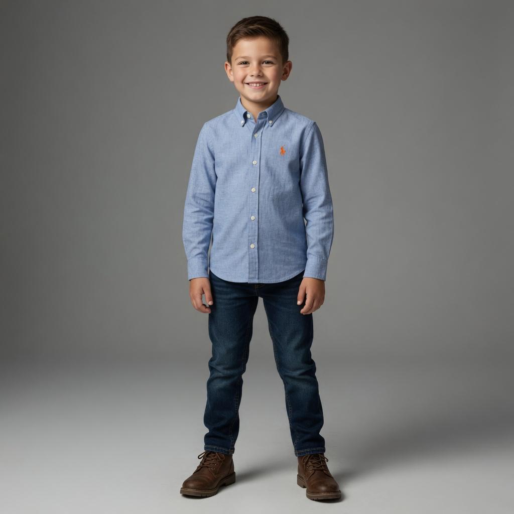 LIGHT BLUE TEXTURED CASUAL SHIRT