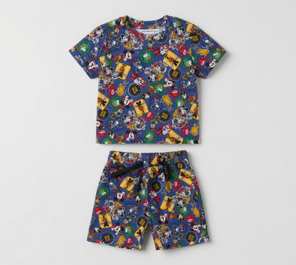 MICKEY ALLOVER PRINT 2pc SET