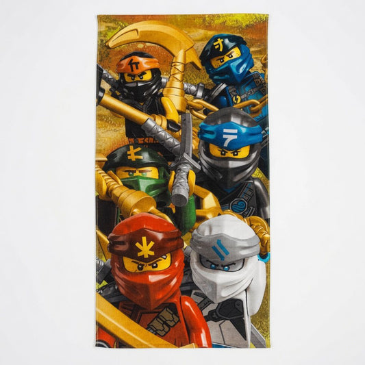 Ninja Characters Bath Towel