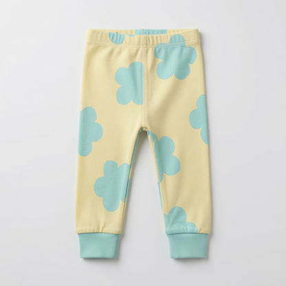 FLORAL YELLOW SUMMER TROUSER