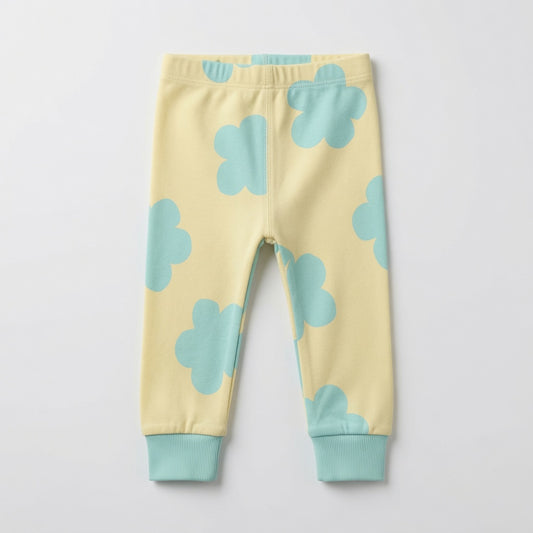 FLORAL YELLOW SUMMER TROUSER