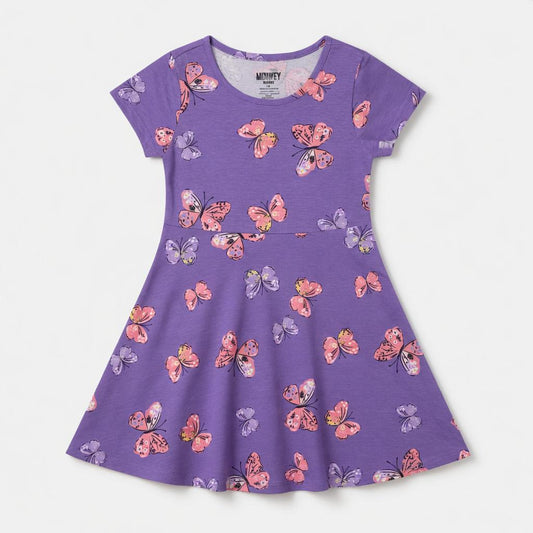 ALL-OVER BUTTERFLY FROCK