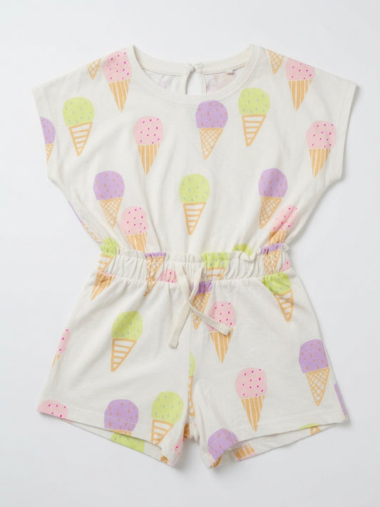 ICE CREAM PRINT JUMPSUIT