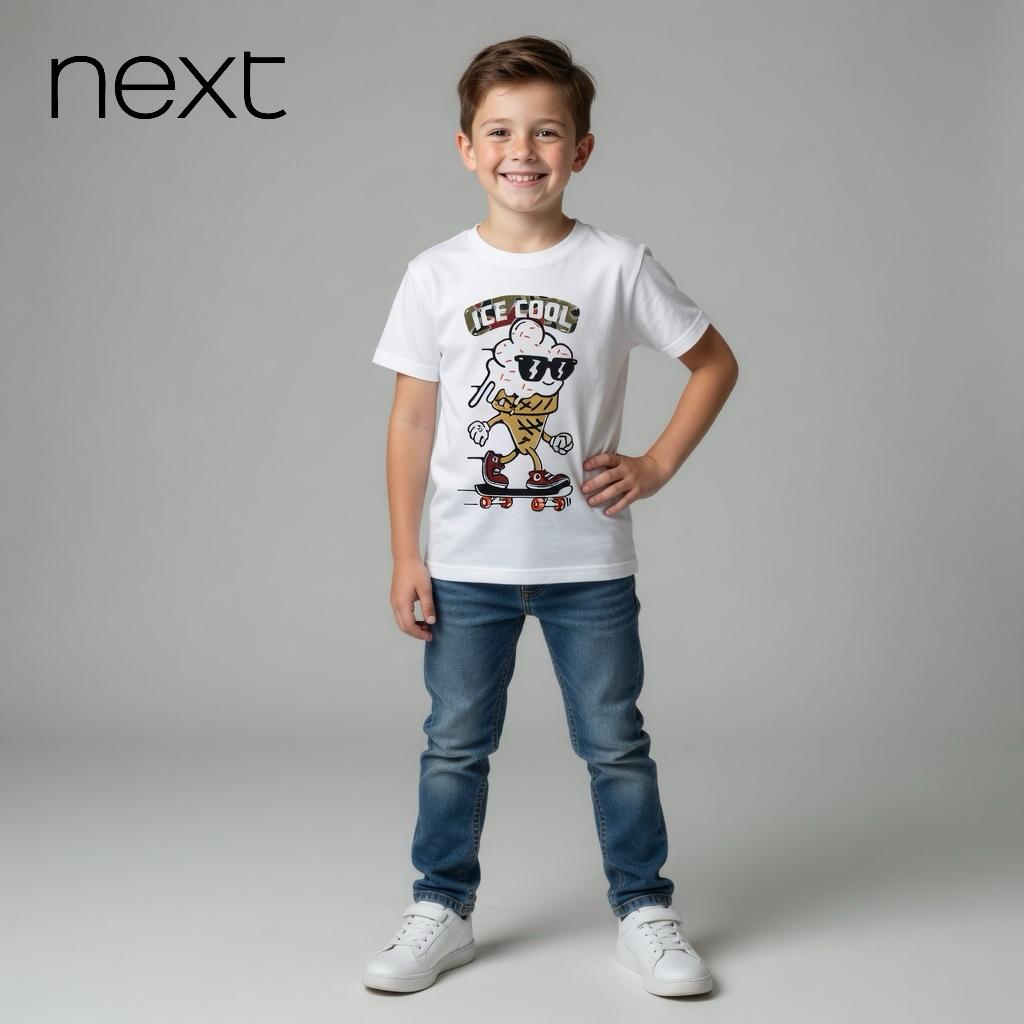 ICE COOL WHITE T-SHIRT