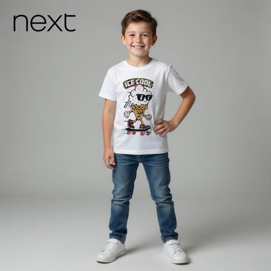 ICE COOL WHITE T-SHIRT