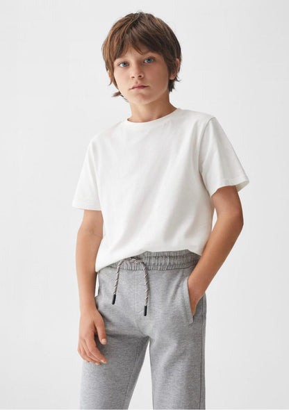 M LIGHT GREY JOGGER TROUSER
