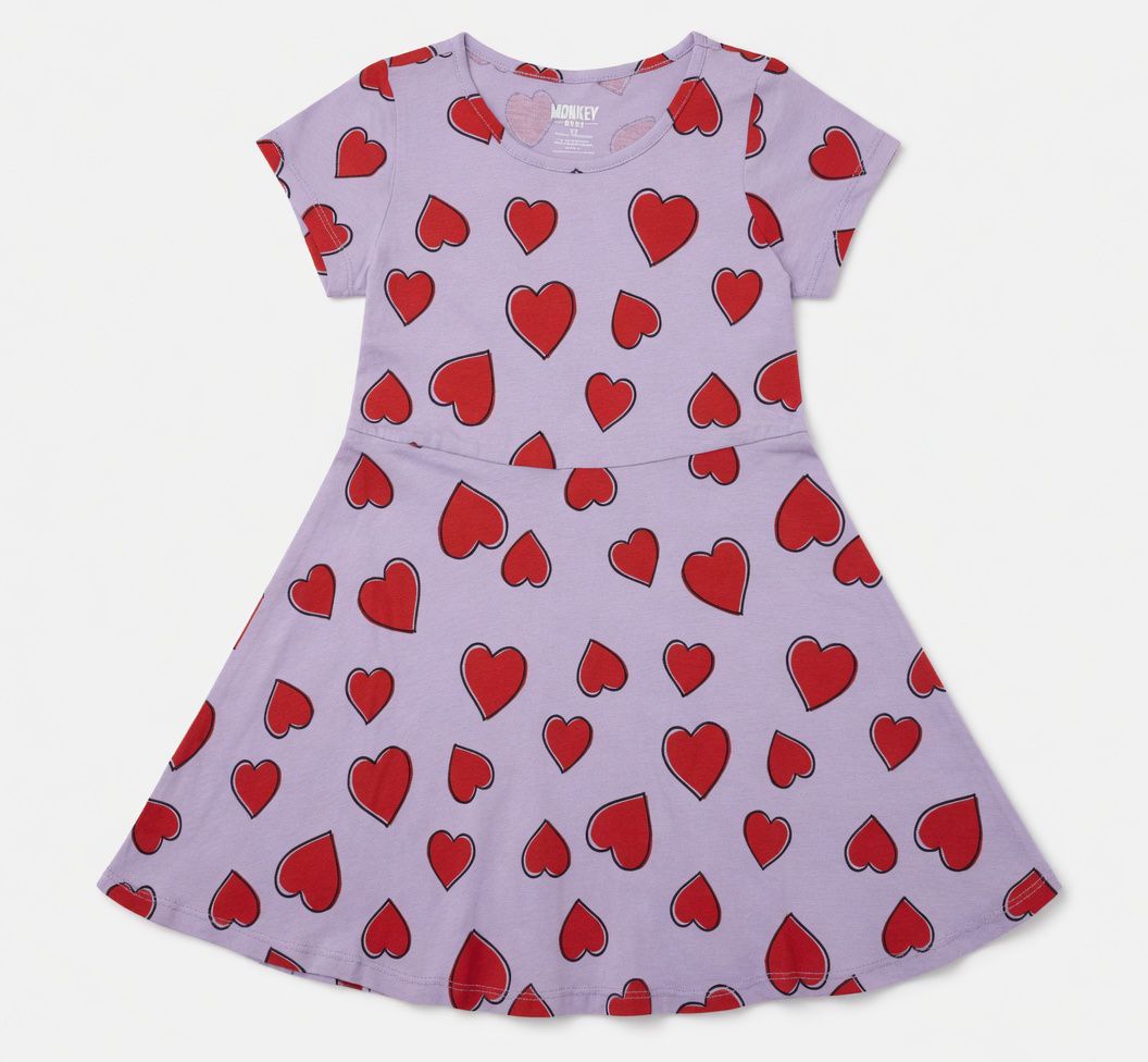 ALL-OVER HEARTS FROCK
