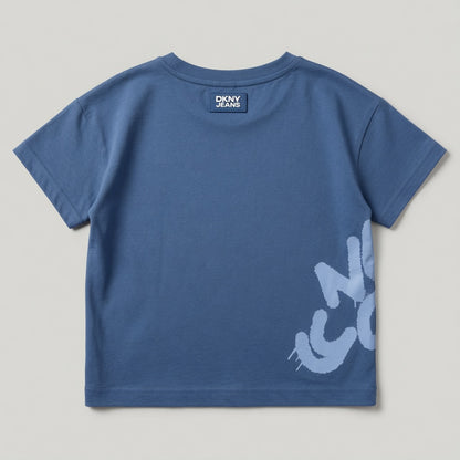 DK PRINTED BLUE T-SHIRT
